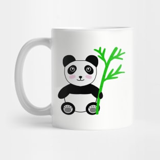 Panda with bamboo Mug